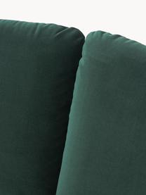 Sametová pohovka Moby (2místná), Tmavě zelená, Š 170 cm, H 95 cm