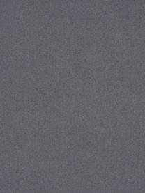Lenzuolo con angoli in flanella Erica, Grigio scuro, Larg. 180 x Lung. 200 cm