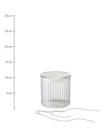 Aufbewahrungsdose Fonte aus Kunststoff, Ø 10 x H 11 cm, Kunststoff (PMS), Transparent, Ø 10 x H 11 cm