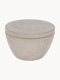 Tuinkaars Round, Ø 13 cm, Houder: beton, Grijs, Ø 13 x H 8 cm