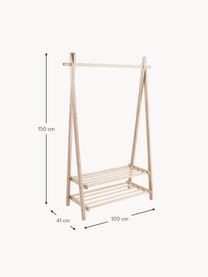 Appendiabiti in legno di pino Cole, Legno di pino

Questo prodotto è realizzato con legno di provenienza sostenibile e certificato FSC®., Legno di pino, Larg. 100 x Alt. 150 cm