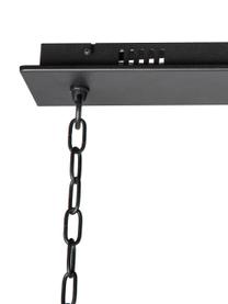 Lámpara de techo LED Tray, estilo industrial, Pantalla: metal pintado, Anclaje: metal pintado, Cable: plástico, Negro, An 80 x Al 50 cm