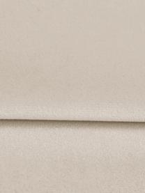 Fluwelen slaapbank Lea (3-zits) met opbergfunctie, Bekleding: 100% polyester fluweel Pl, Frame: massief grenenhout, spaan, Fluweel beige, messingkleurig, B 215 x D 94 cm