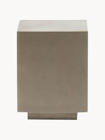 Odkladací stolík Rustella, 100 % cementové vlákno, Hnedosivá, Š 35 x V 46 cm