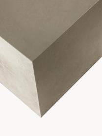 Tavolino da giardino Rustella, 100% fibra di cemento, Greige, Larg. 35 x Alt. 46 cm