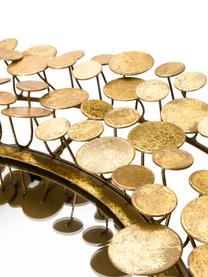 Ronde wandspiegel Penny met goudkleurige metalen lijst, Lijst: gecoat metaal, Goudkleurig, Ø 64 x D 5 cm