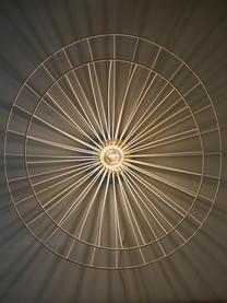 Grote plafond- en wandlamp Ray, Lampenkap: metaal, Wit, Ø 60 x H 20 cm