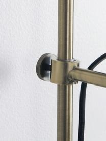 Große Höhenverstellbare Wandleuchte Twiss mit Stecker, Lampenschirm: Metall, lackiert, Messingfarben, T 40 x H 50 cm