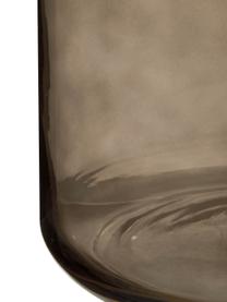 Grote decoratieve vaas Shimmer van glas, Glas, Bruin, goudkleurig, Ø 16 x H 30 cm