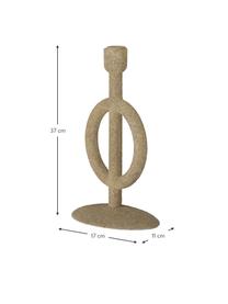 Candelabro Flick, Poliresina, Beige, An 17 x Al 37 cm