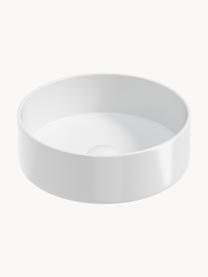 Lavabo encimera de cerámica Orsal, Ø 41 cm, Cerámica, Blanco, Ø 41 x Al 12 cm