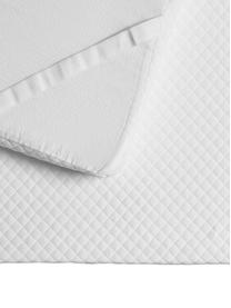 Viscoelastische Memory-Foam Matratzenauflage Premium, Bezug: 60 % Polyester, 40 % Visk, Weiß, 200 x 200 cm