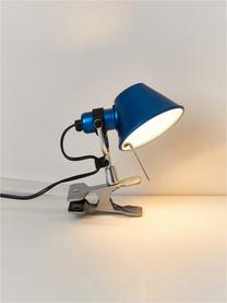 Malá stolová lampa so štipcom Tolomeo Micro Pinza, Modrá, Ø 16 x V 20 cm