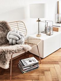 Fauteuil en métal doré Chloé, Laiton