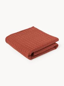 Copriletto in piqué waffle Orville, 100% cotone

Il materiale utilizzato in questo prodotto è testato per le sostanze nocive e certificato secondo l'OEKO-TEX Standard 100 - Textile by OEKO-TEX® , CITEVE, 4265CIT., Rosso ruggine, Larg. 180 x Lung. 250 cm (per letti da 140 x 200 cm)