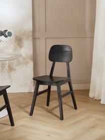 Dřevěná židle Alice, 2 ks, Černá, Š 45 cm, V 86 cm