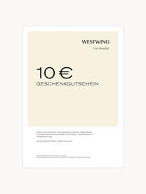 Gutschein zum Ausdrucken, Digitaler Gutschein zum selbst Ausdrucken und sofort verwenden! 
Nach Zahlungseingang erhältst Du direkt eine E-Mail mit dem Link zu Deinem Gutschein. Du kannst einfach die PDF-Datei abspeichern und ausdrucken., Cremeweiß, Schwarz, 10