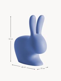 Dětská stolička Rabbit, Umělá hmota (polyethylen), Modrá, Š 46 cm, V 53 cm