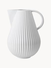 Carafe à eau en porcelaine Tura, 4 L, Porcelaine, Blanc, 4 L