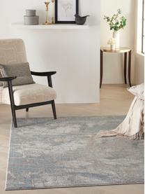 Tapis design gris/bleu/beige Rustic, Gris, bleu, beige