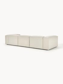 Modulares Sofa Lennon (4-Sitzer), Bezug: 100 % Polyester Der strap, Gestell: Massives Kiefernholz, Spe, Webstoff Off White, B 327 x T 119 cm