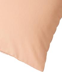 Taies d'oreiller en coton Esme, 2 pièces, Terracotta, larg. 65 x long. 65 cm