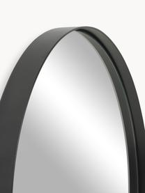Miroirs muraux ronds avec cadre Lacie, 3 élém., Noir, Lot de différentes tailles