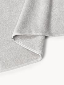 Dywanik łazienkowy z bawełny organicznej Premium, antypoślizgowy, Jasny szary, S 50 x D 70 cm