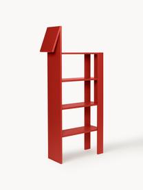 Scaffale in legno Giraffe, Pannello di fibra a media densità (MDF) laccato

Questo prodotto è realizzato con legno di provenienza sostenibile e certificato FSC®., Rosso, Larg. 69 x Alt. 140 cm