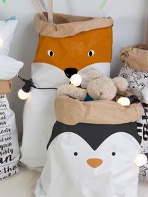 Sac de rangement Fox, Papier recyclé, Blanc, orange, larg. 60 x haut. 90 cm