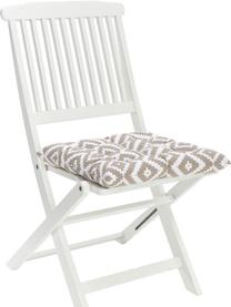 Cojín de asiento Miami, Funda: 100% algodón, Beige, An 40 x L 40 cm