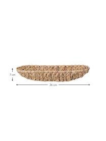 Broodmandje Nature van waterhyacint, Waterhyacint, Beige, B 36 cm x H 7 cm