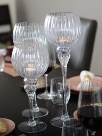 Teelichthalter-Set Glow, 3-tlg., Glas, Transparent, Sondergrößen