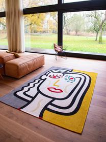 Tapis avec motif graphique Dorado, 100 % polyester, Multicolore, larg. 100 x long. 140 cm (taille XS)