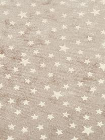 Fluwelen tafelloper Estrella, Polyester fluweel, Beige, goudkleurig, 50 x 140 cm
