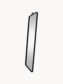 Rechthoekige wandspiegel Norm met zwarte aluminium lijst, Lijst: gepoedercoat aluminium, Zwart, B 60 x H 170 cm