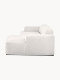 Ecksofa Melva (3-Sitzer), Bezug: 100% Polyester Der hochwe, Gestell: Massives Kiefernholz, Spa, Webstoff Greige, B 239 x T 143 cm, Eckteil links