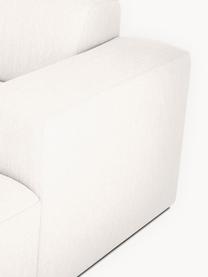 Canapé d'angle 3 places Melva, Tissu blanc cassé, larg. 239 x prof. 143 cm, méridienne à gauche