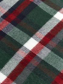 Plaid a quadri con frange Tartan, 100% acrilico, Multicolore, Larg. 130 x Lung. 170 cm