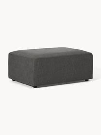 Pouf Melva, larg. 99 x prof. 72 cm, Tissu anthracite, larg. 99 x prof. 72 cm