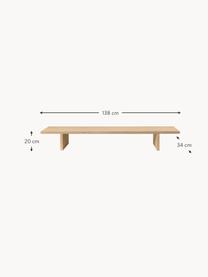 Meuble bas en bois Kona, MDF avec placage en bois de chêne

Ce produit est fabriqué à partir de bois certifié FSC® issu d'une exploitation durable, Bois de chêne clair, larg. 138 x haut. 20 cm