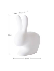 Dimmbare Mobile Bodenleuchte Rabbit, Leuchte: Kunststoff, Weiss, 69 x 80 cm
