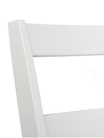 Silla tapizada Maria, Estructura: madera, Tapizado: poliéster, Blanco, beige, An 43 x Al 91 cm