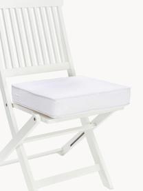 Vysoké podušky na stoličky Zoey, 2 ks, Biela, Š 40 x D 40 cm