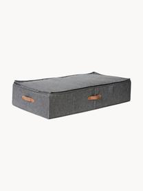 Unterbett-Aufbewahrungsbox Premium, Dunkelgrau, Braun, B 90 x T 45 cm