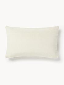 Housse de coussin en coton avec motif hivernal Emry, 100 % coton, Beige clair, rouge, larg. 30 x long. 50 cm