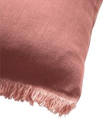 Housse de coussin lin rouge rouille à franges Luana, 100 % pur lin

Le lin est naturellement doté d'un toucher plutôt rugueux et d'un aspect froissé
Sa résistance élevée au accrocs lui confère robustesse et longévité, Rouille, larg. 50 x long. 50 cm