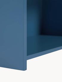 Estantería infantil Celeste, Tablero de fibras de densidad media (MDF) pintado, Azul, negro, An 50 x Al 105 cm