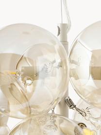 Dizajnové závesné svietidlo zo skla Bubbles, Odtiene zlatej, Ø 32 cm