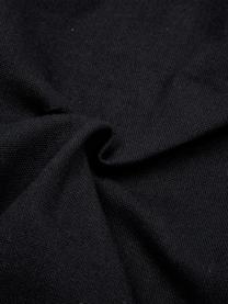 Funda de cojín texturizada Joana, 100% algodón, Beige, negro, An 45 x L 45 cm